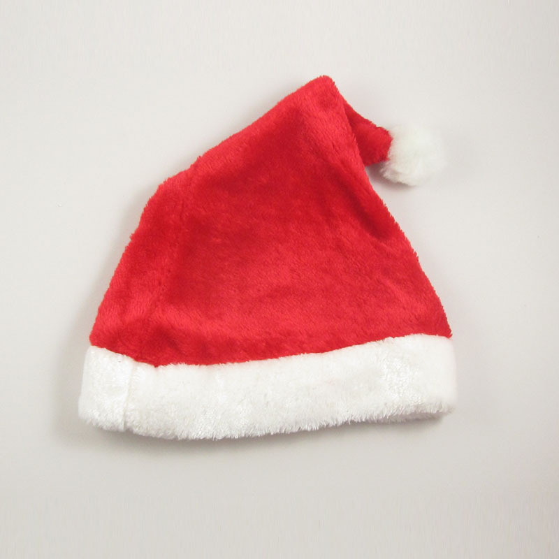 (6入)聖誕帽 短毛絨帽 聖誕用品 成人聖誕帽 聚會必備0