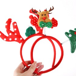 趣味聖誕髮箍 聖誕裝飾 聖誕樹 鹿角 聖誕帽 聖誕派對