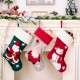金絲絨卡通聖誕襪 聖誕老人雪人 糖果袋 聖誕禮物 聖誕裝飾 平安夜 