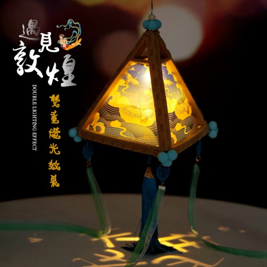 中國風DIY手作燈籠 元宵燈籠 兒童提燈 燈籠材料包 新年春節 