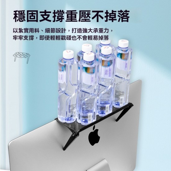 螢幕置物架 免打孔 電視收納 機上盒架 數據機 多功能架 螢幕上方置物架 收納架