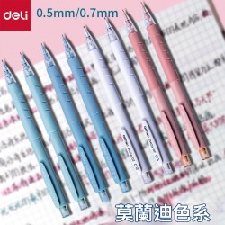 莫蘭迪色自動鉛筆 0.5mm 按動筆 鉛筆 書寫筆 文具用品 辦公用筆