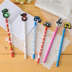(6入)音符木製鉛筆 韓國文具可愛多色
