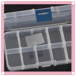 透明收納盒10格 15格可拆卸 化妝首飾盒 藥品盒 家居必備