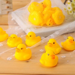 (5入)洗澡戲水黃色小鴨 幼兒早教益智玩具 發聲玩具