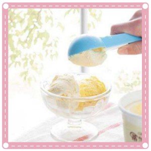 可彈式冰淇淋挖勺 塑膠水果挖球勺 圓形果肉挖勺