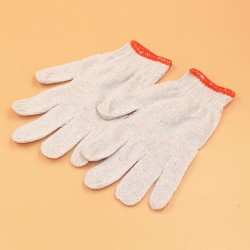 (12雙入)紗線工作手套 棉紗耐磨白手套  