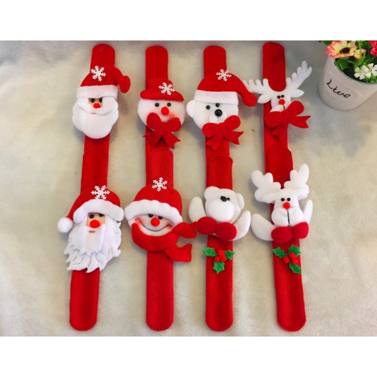 聖誕節 啪啪錶 啪啪手環 裝飾 道具 拍拍圈 兒童 耶誕節飾品