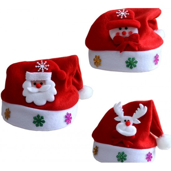 聖誕帽兒童款 聖誕老人 雪人 麋鹿 兒童聖誕帽
