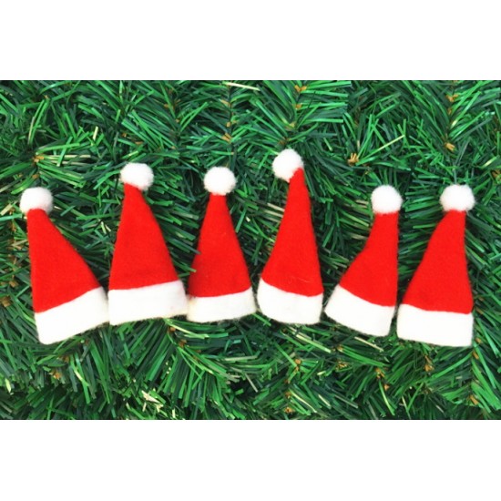迷你聖誕帽 聖誕棒棒糖帽 聖誕無紡布小帽 聖誕裝飾品