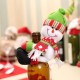 聖誕家居裝飾品 聖誕老人雪人酒瓶套 中號酒瓶裝飾品
