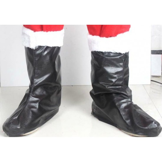 聖誕節表演道具 聖誕老人服裝 聖誕老人靴子 聖誕鞋子 聖誕皮靴