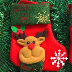 (12入)小號聖誕襪 聖誕襪 聖誕糖果襪 聖誕禮品袋