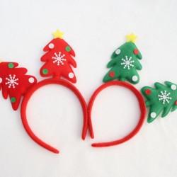 (4入)聖誕髮箍 聖誕樹頭箍 成人兒童頭箍 聖誕派對用品