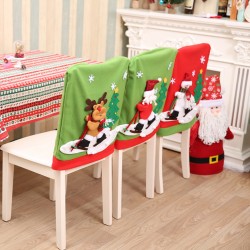 聖誕椅子套 聖誕滑雪椅套 聖誕桌面裝飾