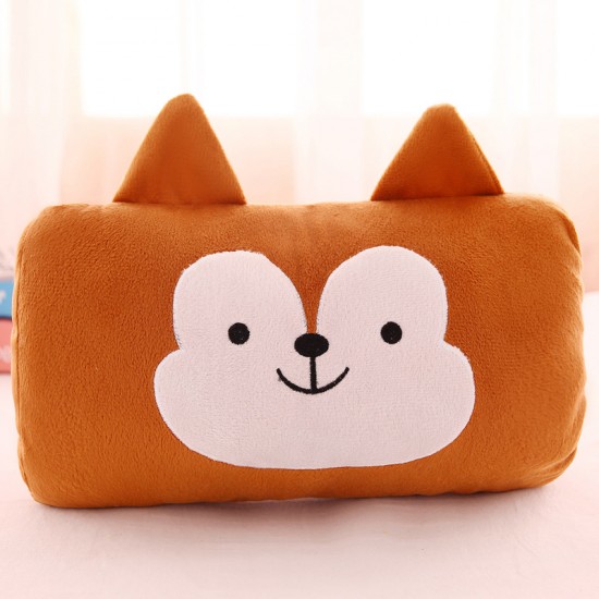 可愛動物暖手枕 卡通造型暖手枕  靠墊 午睡枕 暖手抱枕 暖手捂抱枕