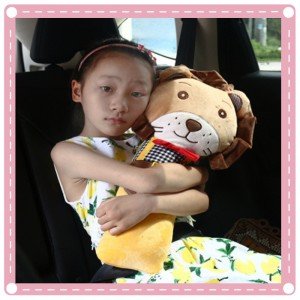 韓國兒童汽車安全帶抱枕 保護套 側邊枕頭 側枕 布偶 玩偶保護枕 安撫偶 靠枕 安全帶枕頭 娃娃