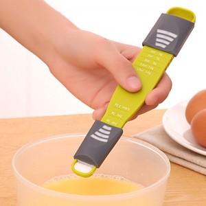 9格烘焙計量勺 雙邊刻度定量勺 DIY工具 烘焙烹飪必備