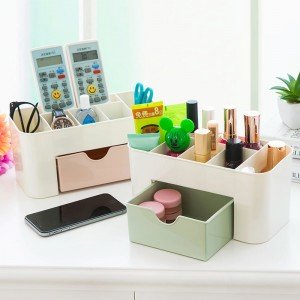 桌面小抽屜化妝盒 辦公桌儲物盒 多功能收納盒