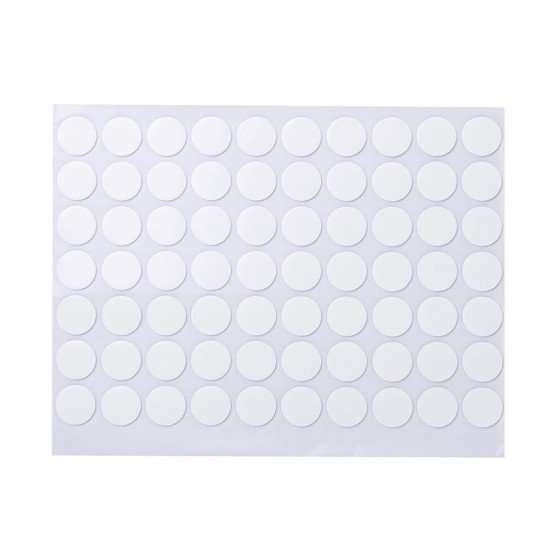 無痕超黏雙面貼70枚入 透明防水圓形貼片 圓點貼