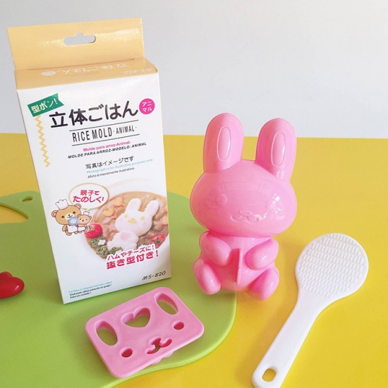 兔子造型飯糰模型組 DIY造型飯糰模 咖哩飯燴飯必備