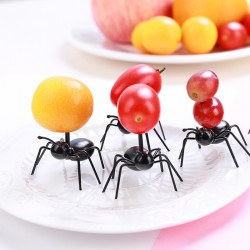 逼真螞蟻造型牙籤12入裝 搞怪派對系列水果叉 