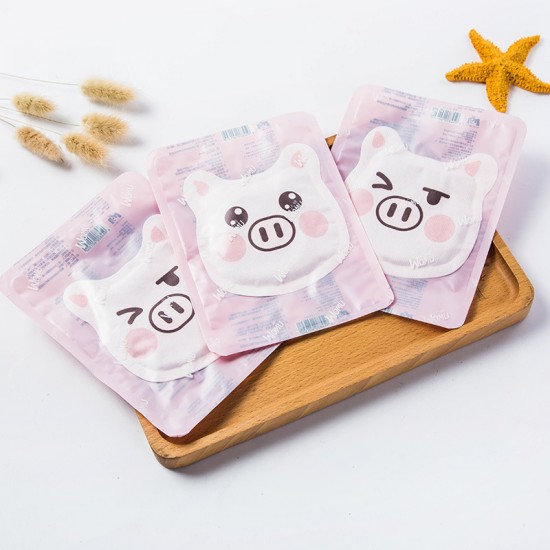 創意小豬造型貼式暖暖包 保暖可愛豬造型發熱貼 10入裝