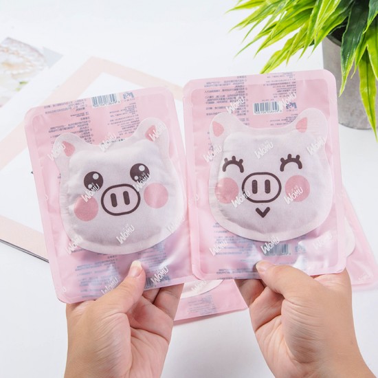 創意小豬造型貼式暖暖包 保暖可愛豬造型發熱貼 10入裝