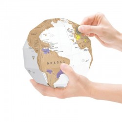 創意3D組合式地球儀 DIY立體世界地圖地球儀 刮刮地球儀