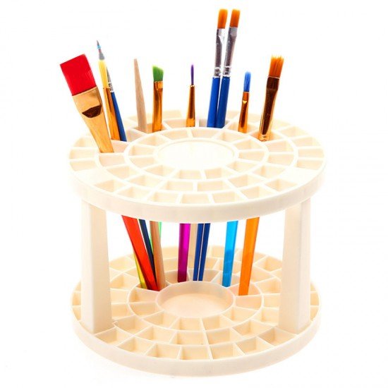 49孔多功能筆架 兒童美術繪畫用品 筆刷收納架 畫筆收納工具