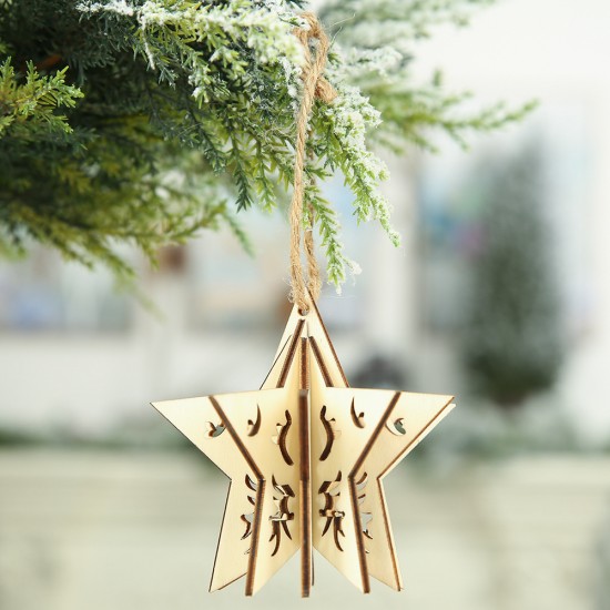 DIY聖誕樹立體吊飾 創意多款造型吊飾 聖誕節必備裝飾 吊飾