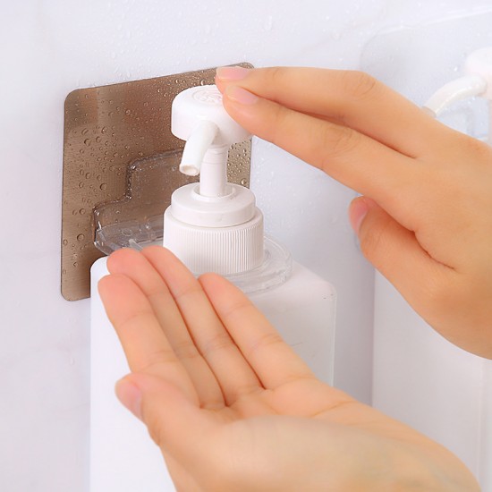 壁掛式按壓瓶掛勾 多用途瓶架 洗手乳沐浴乳掛架