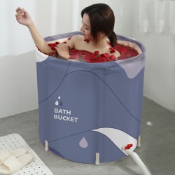 [館長大推]可折疊泡澡桶創意家用超大沐浴桶浴缸 居家必備泡澡神器