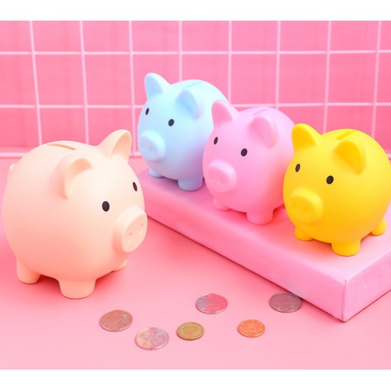 小豬造型存錢筒 創意多色可愛小豬存錢筒 小豬公 耐摔存錢筒