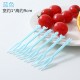 創意造型水果叉 50支裝塑膠水果叉 塑膠牙籤 居家必備水果叉