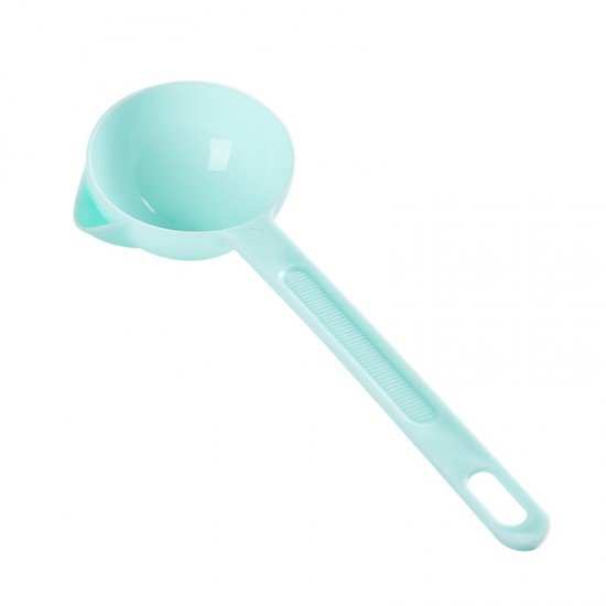 塑膠過濾湯匙 創意長柄分離碎渣湯匙 廚房必備塑膠大湯匙