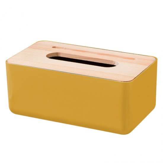 簡約木蓋抽取式面紙盒 北歐風桌面衛生紙收納盒 創意車用抽取面紙盒