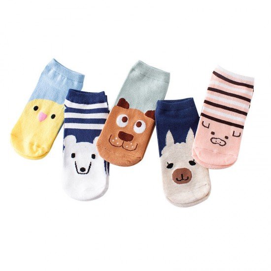 可愛動物船襪 春夏季必備船型襪 可愛動物襪子 學生必備短襪