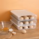單層雞蛋收納盒 創意設計18格雞蛋保鮮盒 透氣雞蛋收納盒