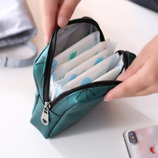 質感衛生棉收納包 大容量方形衛生棉收納包 隨身包 生理期必備小包包