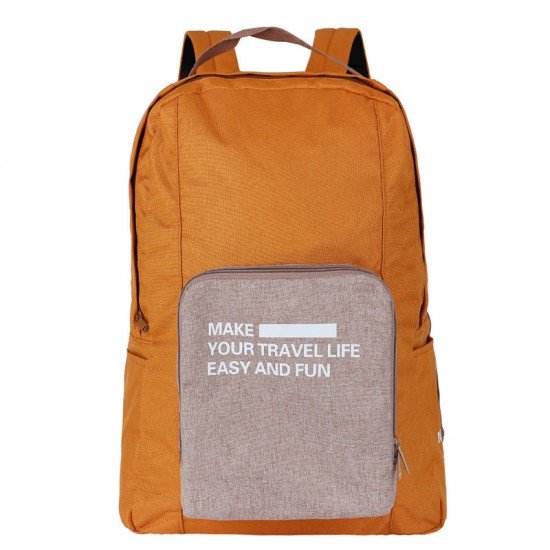 簡約可折疊雙肩背包 旅行必備雙肩包 旅行登機包 創意摺疊背包