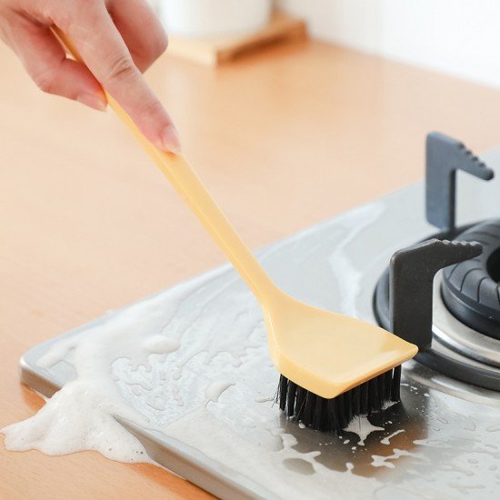 創意雙色長柄清潔刷 居家必備去污洗鍋刷 可掛式多功能小刷子