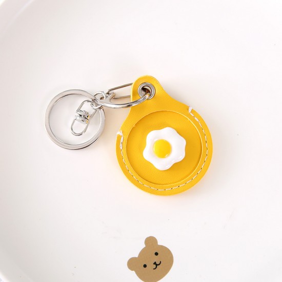 可愛水滴造型感應扣保護套 創意水果鑰匙圈 感應鑰匙保護套