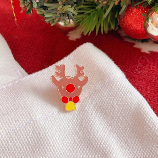 可愛聖誕節必備胸針 創意聖誕圖案胸針 壓克力衣服包包小裝飾