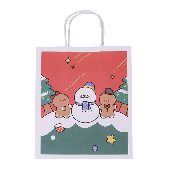 可愛聖誕系列手提袋 小清新聖誕節手提紙袋 聖誕節禮品禮物袋