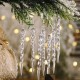 創意透明冰條裝飾 仿真冰條吊飾 聖誕樹必備創意螺紋冰條裝飾