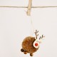 聖誕毛球麋鹿吊飾 聖誕節必備麋鹿造型吊飾 聖誕樹必備可愛掛飾 小裝飾