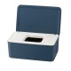 雙色簡約抽取式面紙盒 多功能濕紙巾收納盒 口罩防塵收納盒