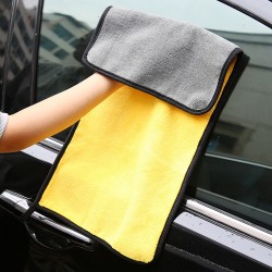 雙色加厚擦車巾 吸水不掉毛玻璃專用無痕抹布 超吸水洗車毛巾