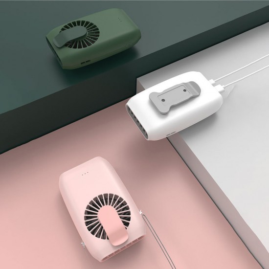 旅行必備USB掛式風扇 手腕小風扇 創意桌面充電式小電扇